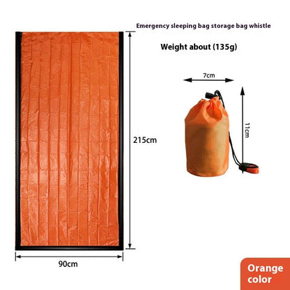 Nooddeken voor buiten, overlevingsisolatie