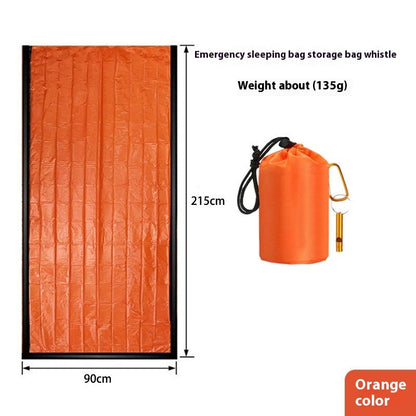 Nooddeken voor buiten, overlevingsisolatie