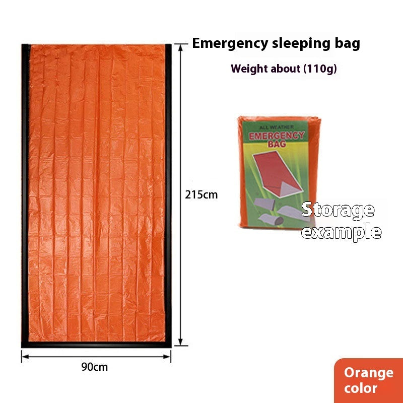 Nooddeken voor buiten, overlevingsisolatie