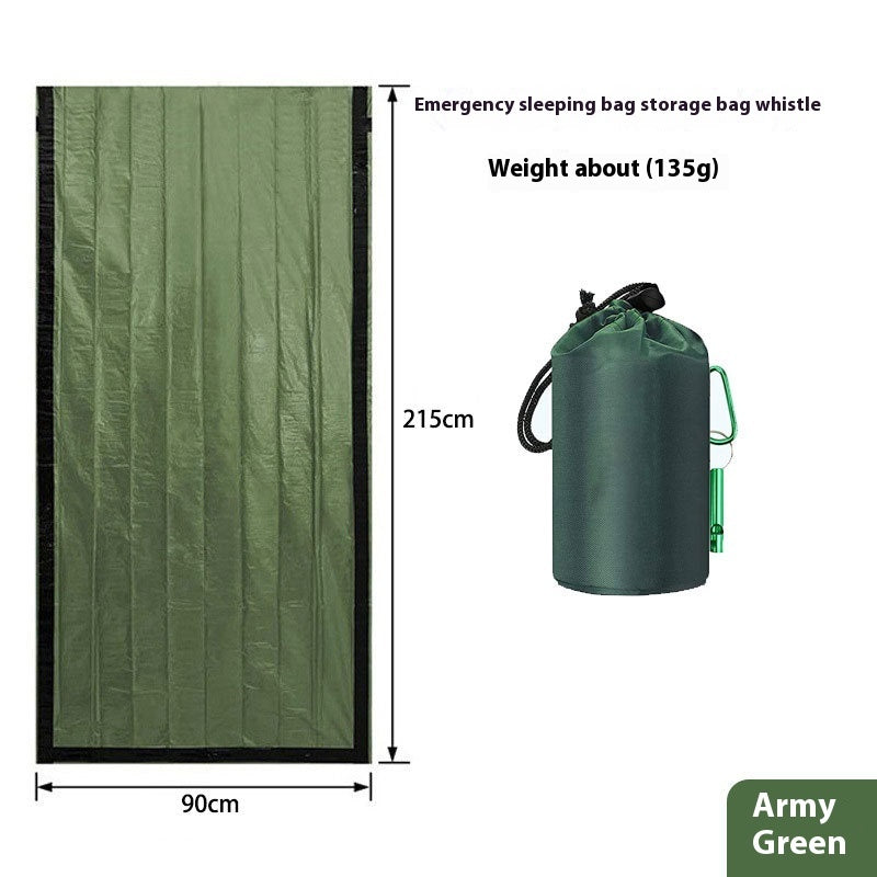 Nooddeken voor buiten, overlevingsisolatie